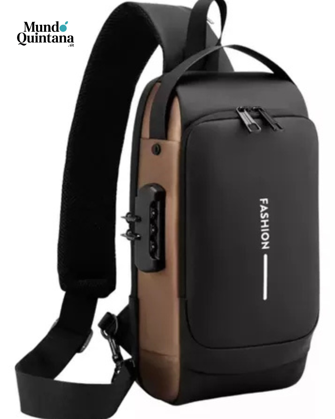 MOCHILA DE HOMBRO MULTIBOLSILLO CON CLAVE